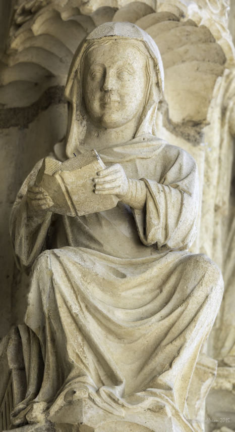 Contemplation at Chartres Cathedral by photographer Jill K H Geoffrion
