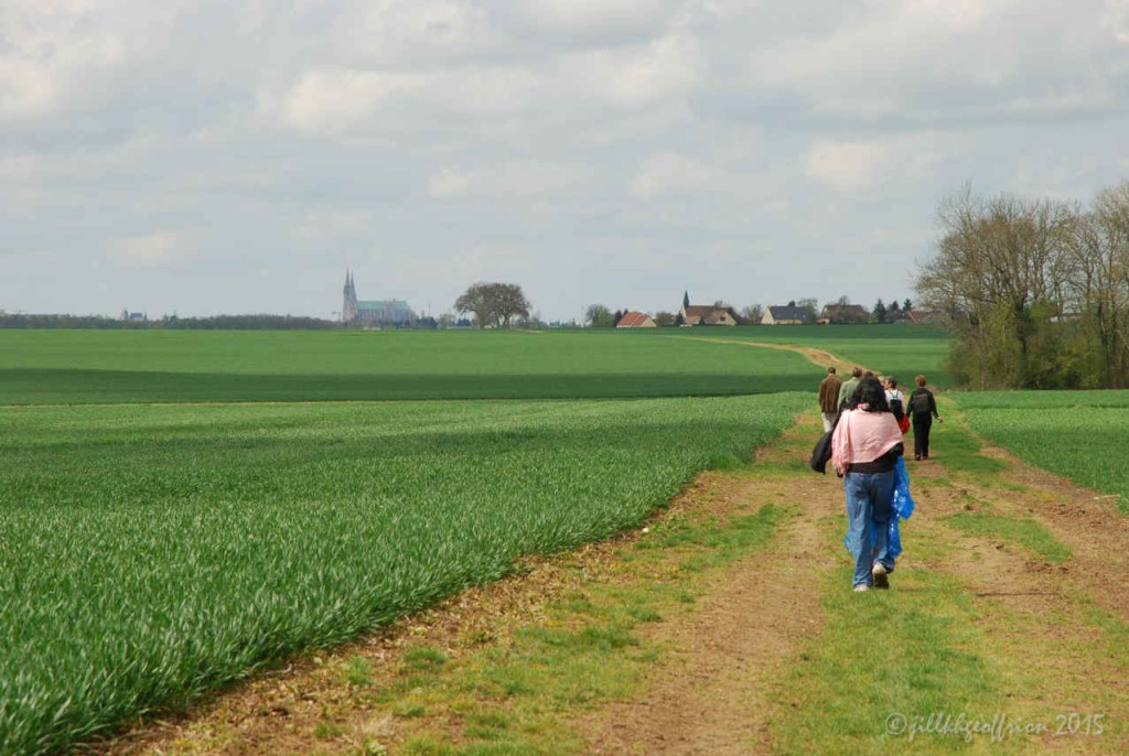 Walking from Bercheres-les-Pierres to Chartres by Photographer Jill K H Geoffrion