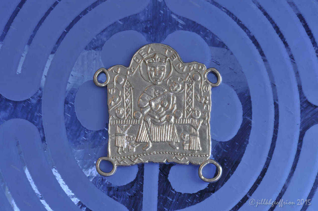 Medieval pilgrimage medal (replica) for the Chartres Cathedral by Jill K H Geoffrion