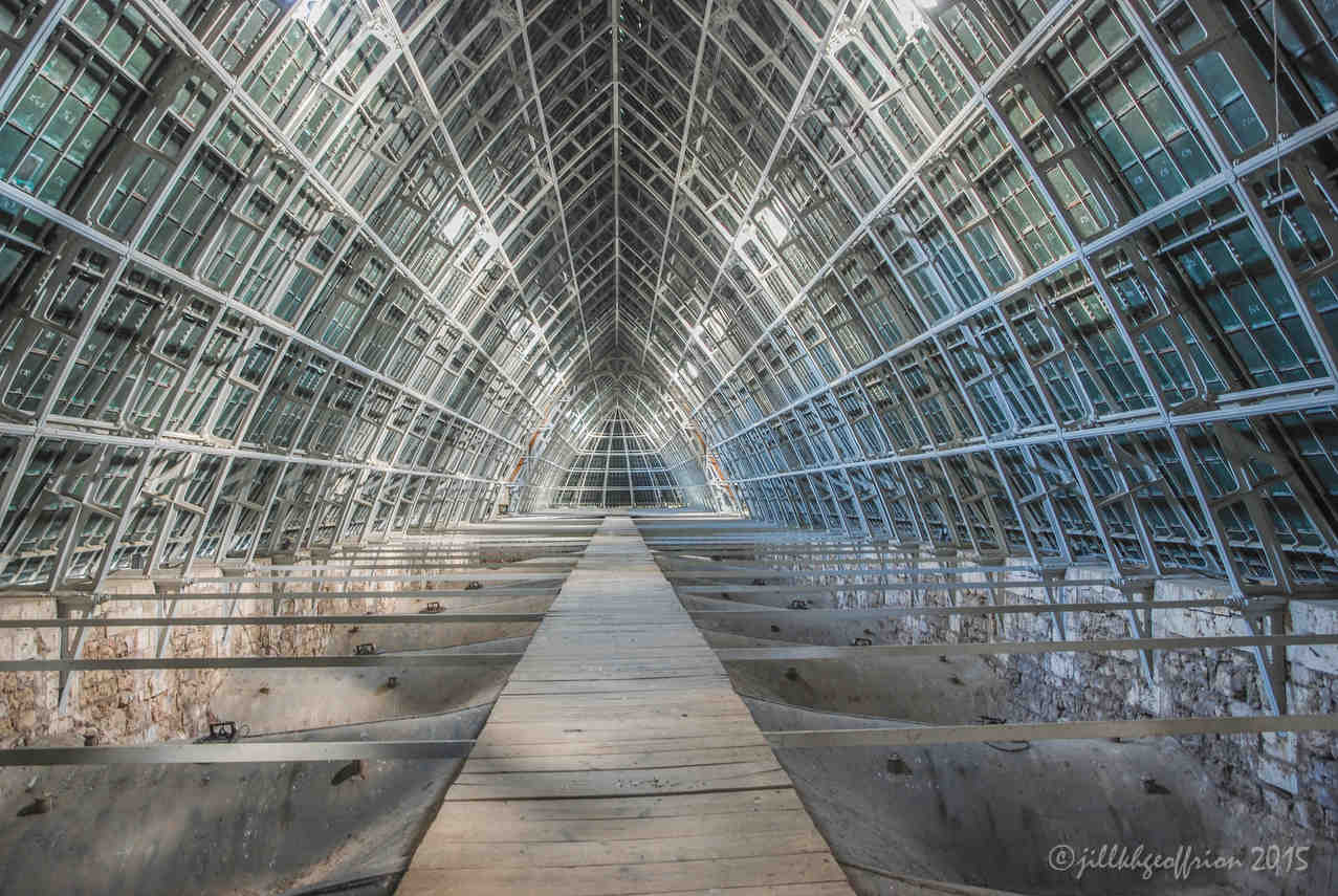 Walkway under the roof by photographer Jill K H Geoffrion