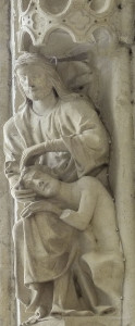 Creation of Adam at Chartres Cathedral by photographer Jill K H Geoffrion