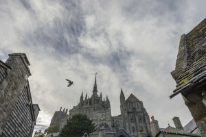 The abbey of Mont St. Michel by Jill K H Geoffrion