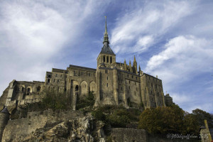 The abbey of Mont St. Michel by Jill K H Geoffrion