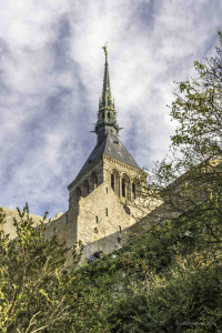 The abbey of Mont St. Michel by Jill K H Geoffrion