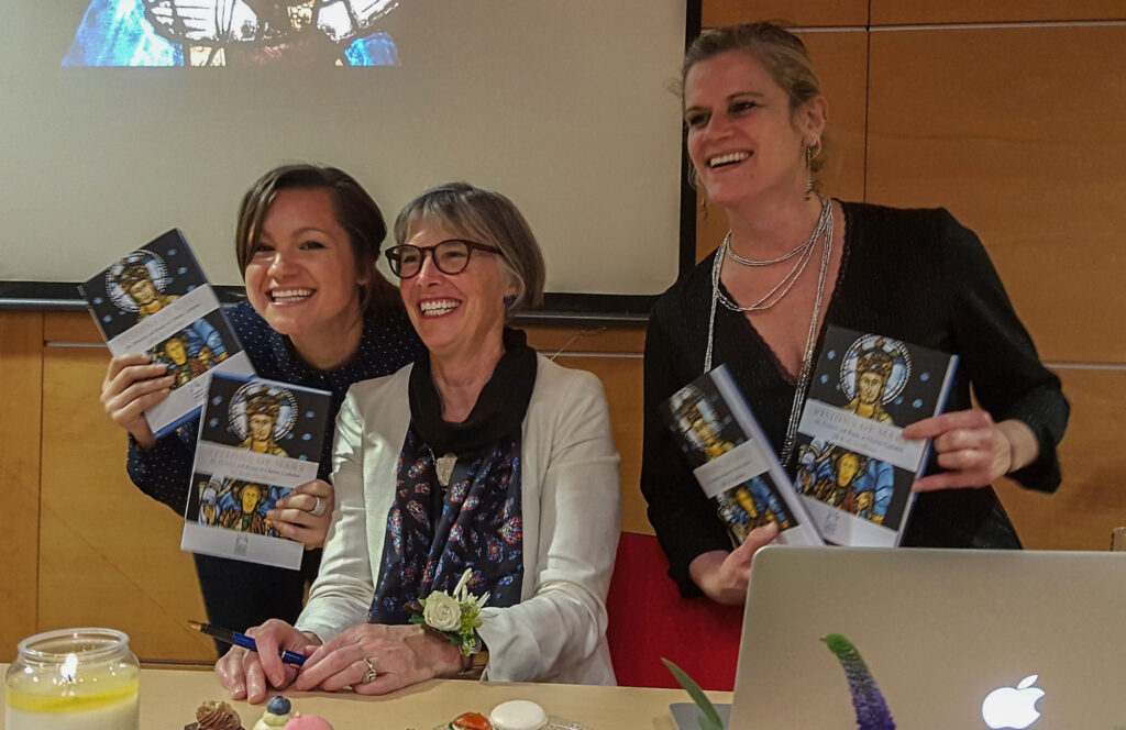 Jill at Visions of Mary Book-signing in Chartres, France