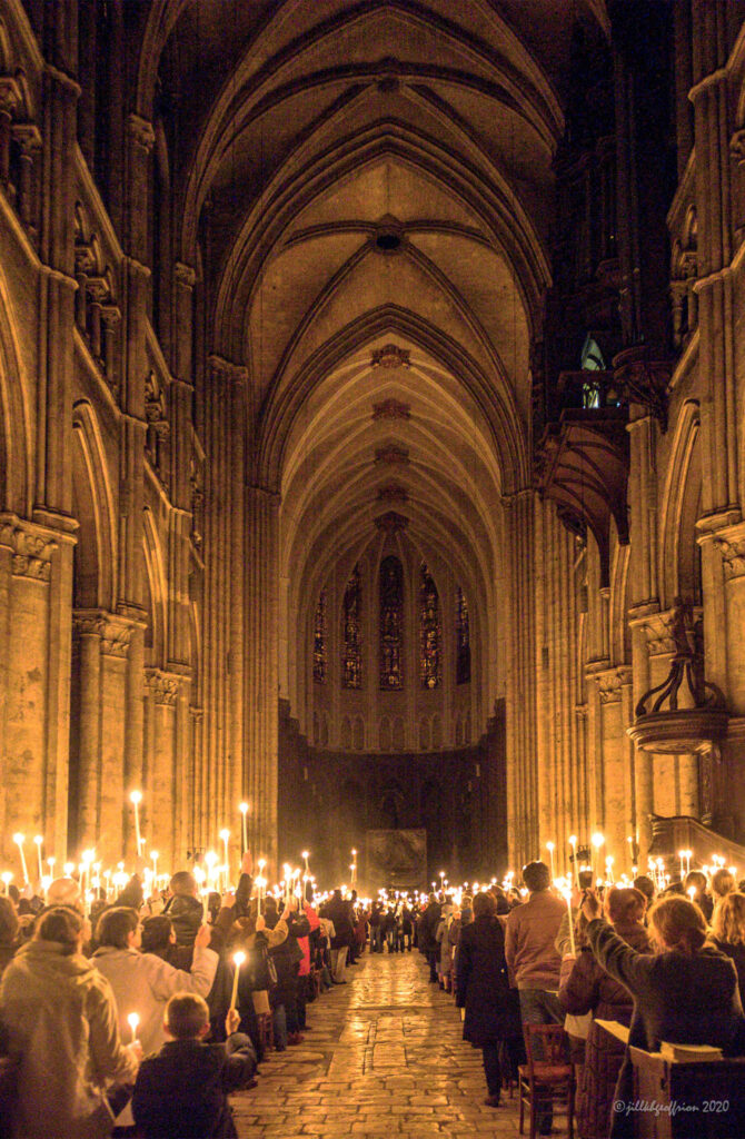 Easter Vigil at Chartres Cathedral