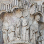 Mary Taken to the Temple, W Capital Frieze, Chartres Cathedral