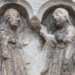 Visitation, W Capital Frieze, Chartres Cathedral