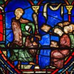 Mary at School, Mary window at the Chartres Cathedral