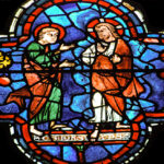 John and Jesus, Chartres Cathedral by Jill Geoffrion