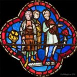 Noah's Family Discussing, Chartres Cathedral by Jill Geoffrion