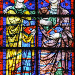 Visitation, East Window, Chartres by Jill Geoffrion