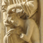 Adam's Head in God's Lap, Chartres, by Jill Geoffrion