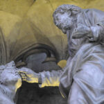 Jesus Heals A Blind Man, Chartres by Jill Geoffrion