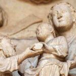 Maji Visit Jesus, Sculpture, Chartres by Jill Geoffrion
