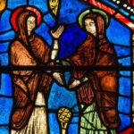 Visitation, Life of Mary, Chartres, Jill Geoffrion