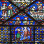 Thomas met by Risen Christ, Chartres by Jill Geoffrion