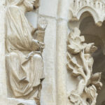 God creating plants, Chartres by Jill Geoffrion
